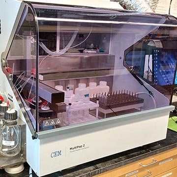 The CEM Multipep 2 Parallel Peptide Synthesizer