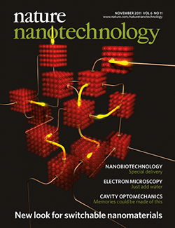 Nature Nanotechnology journal cover