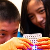 image of a woman and child using the bio kit