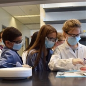 kids participating in Take Our Daughters and Sons to Work Day